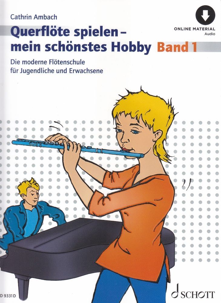 Noten Querflöte spielen mein schönstes Hobby 1 - Schott ED 9331D_00053299_