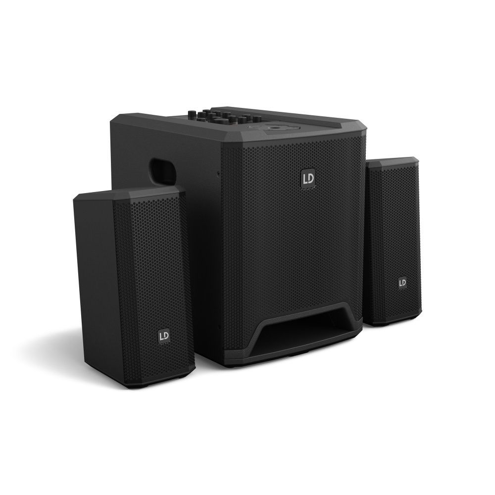 LD Systems DAVE 10 G4X Kompaktes 2.1 PA-System aktiv mit Bluetooth