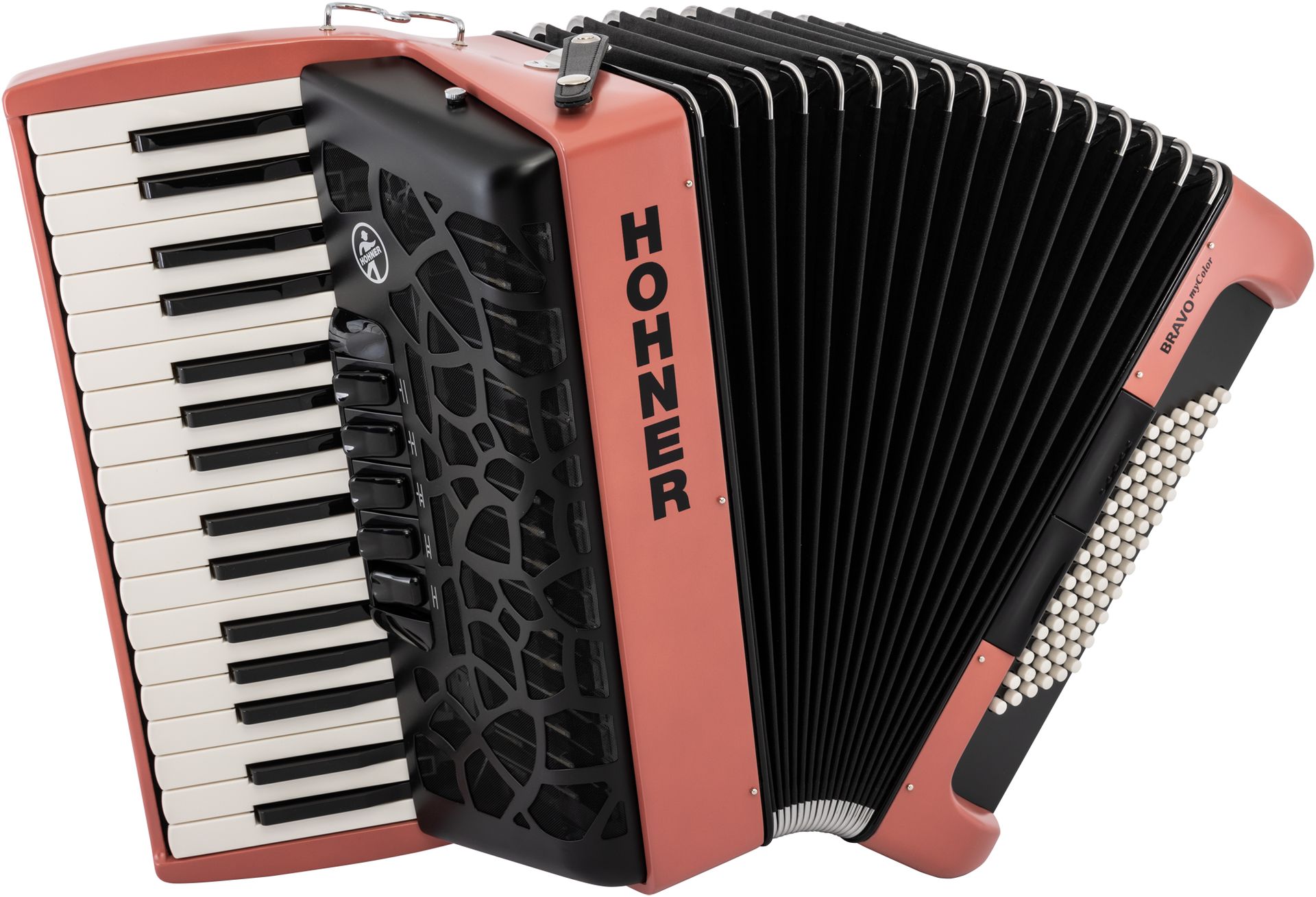 Hohner Akkordeon MY COLOR Bravo III 72 fire HOA166193  72 Bässe, silent Key_00053498_