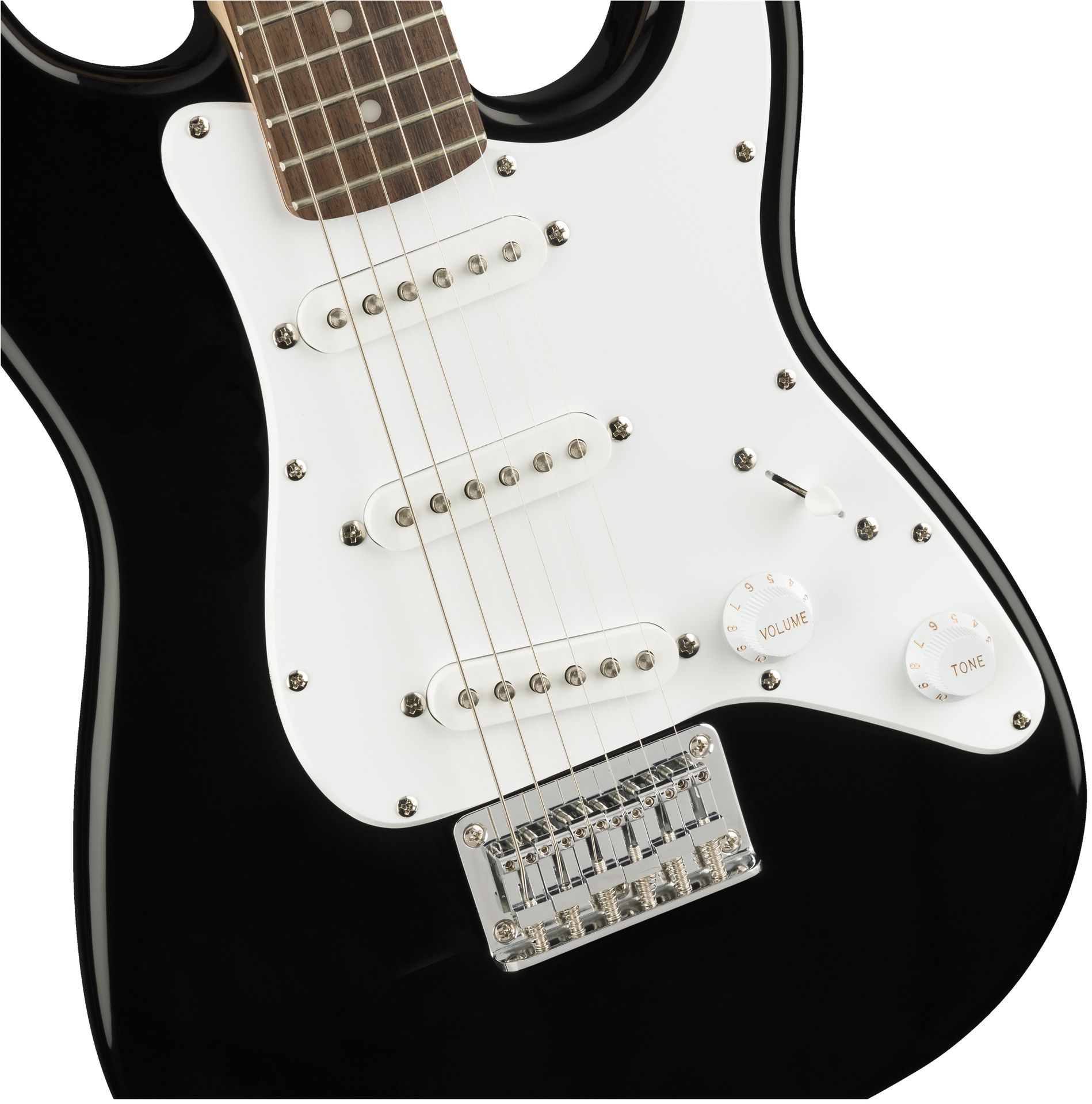 Squier Mini Stratocaster V2 SSS LRL BK 3/4 E-Gitarre 