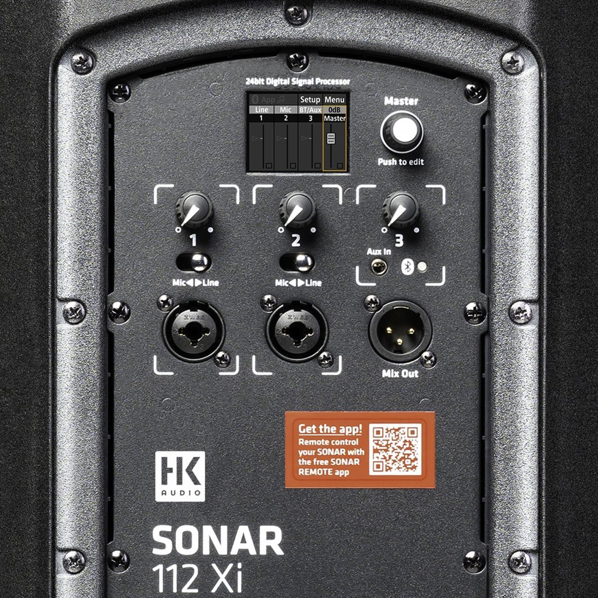 HK Audio Sonar 112 Xi, Aktive PA Box Fullrange Lautsprecherbox mit Bluetooth_00050724_