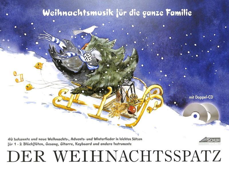 Noten DER WEIHNACHTSSPATZ Schuhverlag Karin Schuh Erstes Jahr 229 incl.CD