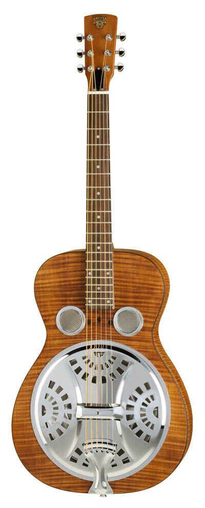 Dobro Hound Dog Deluxe Round Neck mit Pickup