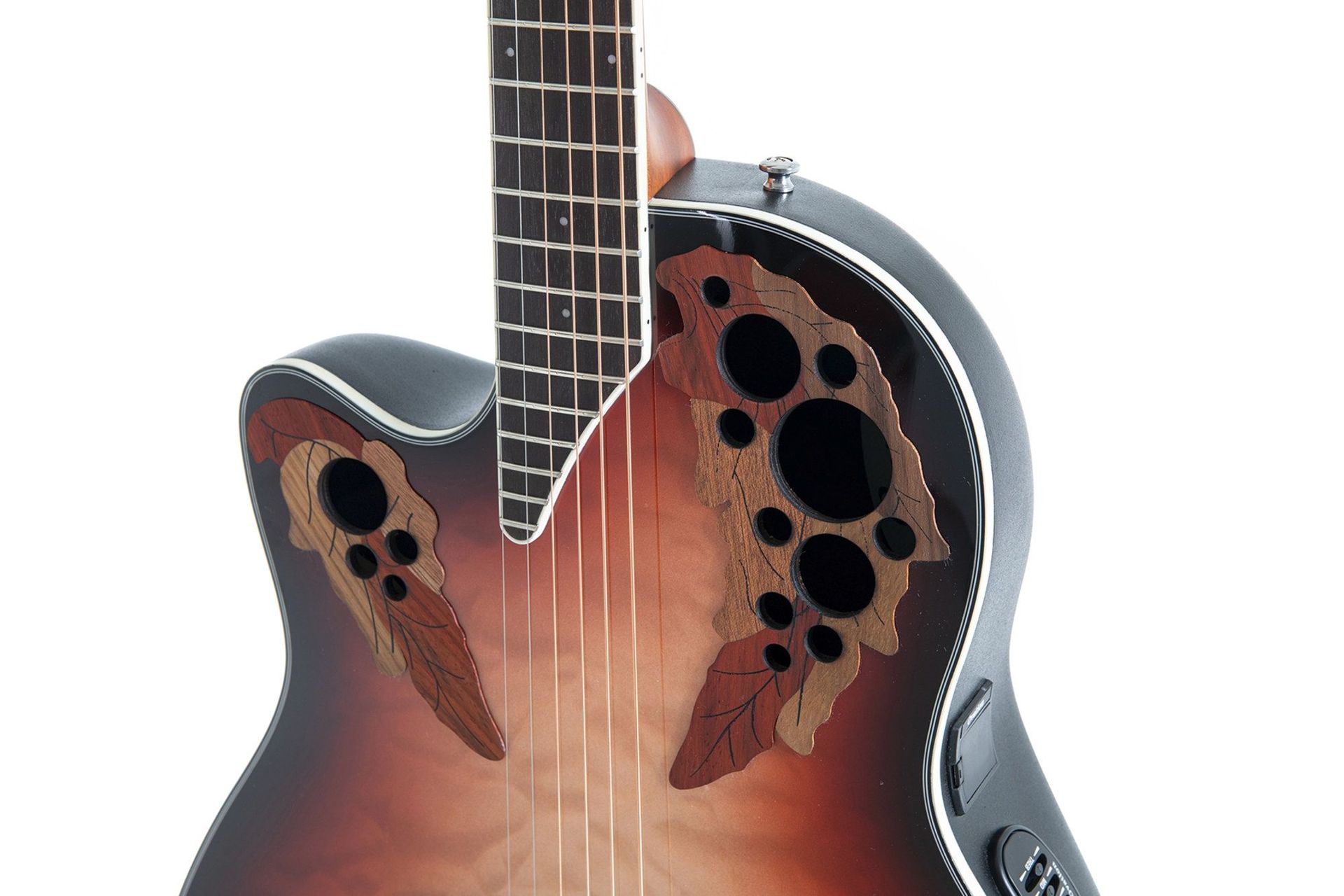 Ovation Celibrity Elite Plus CE44LX-1R-G Rubyburst Lefthand