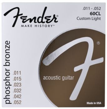 Fender 60 CL Phosphor Bronze  Westerngitarrensaiten 11-52 
