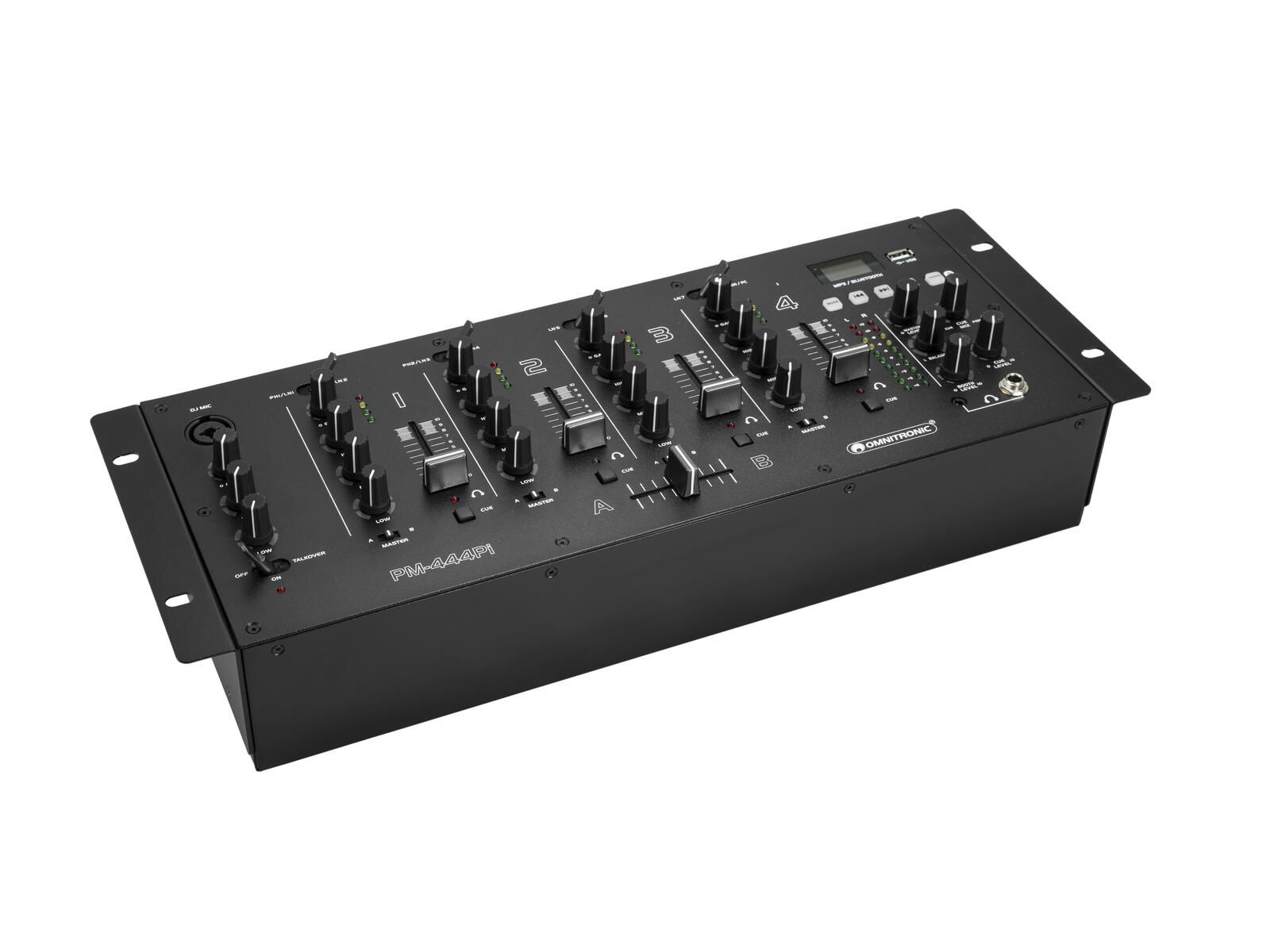 OMNITRONIC PM-444Pi 4-Kanal-DJ-Mixer mit Player & USB-Interface_00054707_