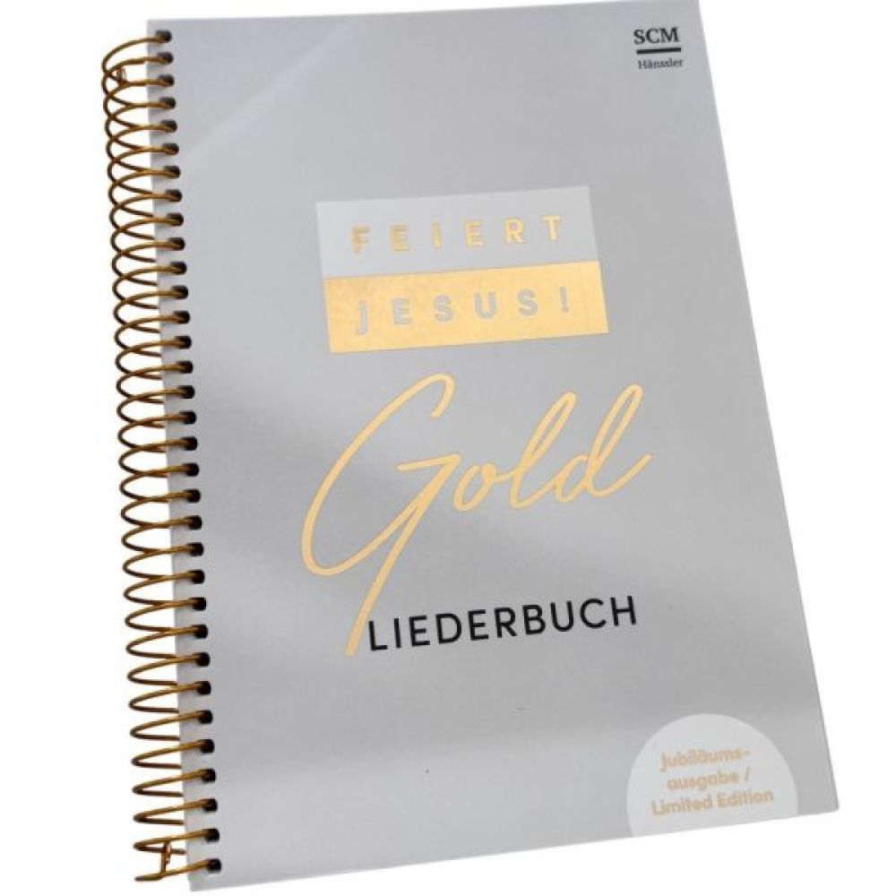 Noten Feiert Jesus GOLD SCM Hänssler Notenausgabe Spiralbindung 396273000