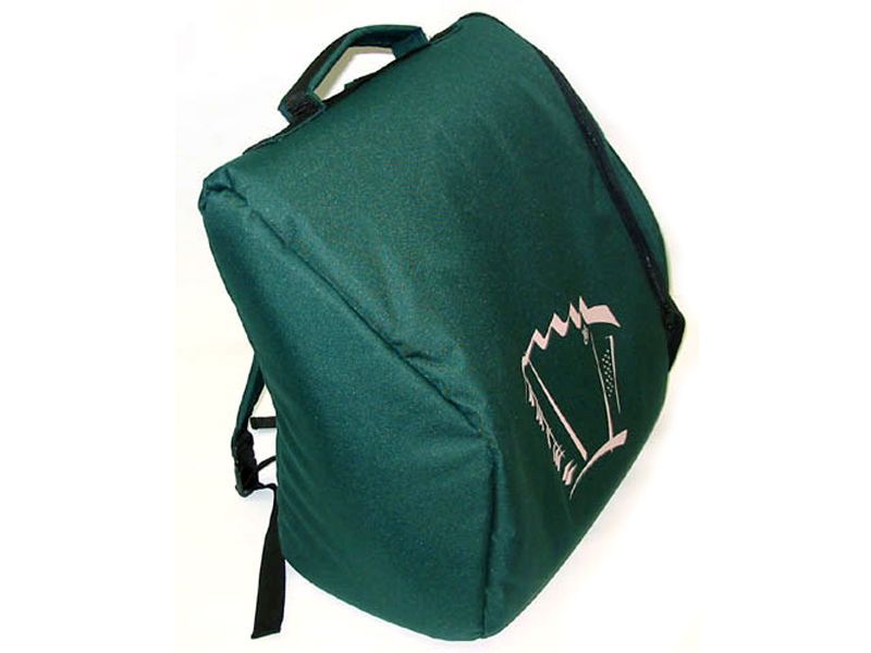 Weltmeister Akkordeon 72 Bass Rucksack-Gigbag grün, Achat, Opal