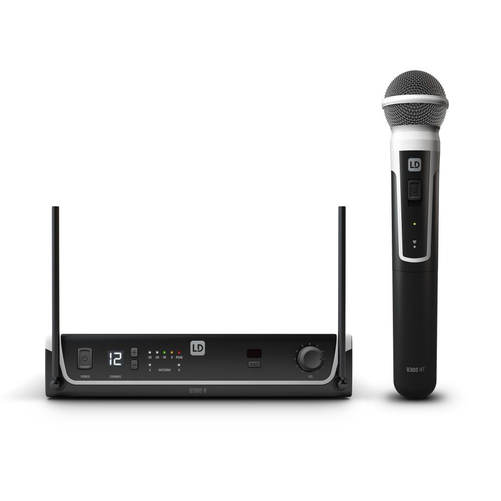 LD Systems U308 HHD UHF Vocal Wireless System, 863 - 865 MHz + 823 - 832 MHz_00052562_