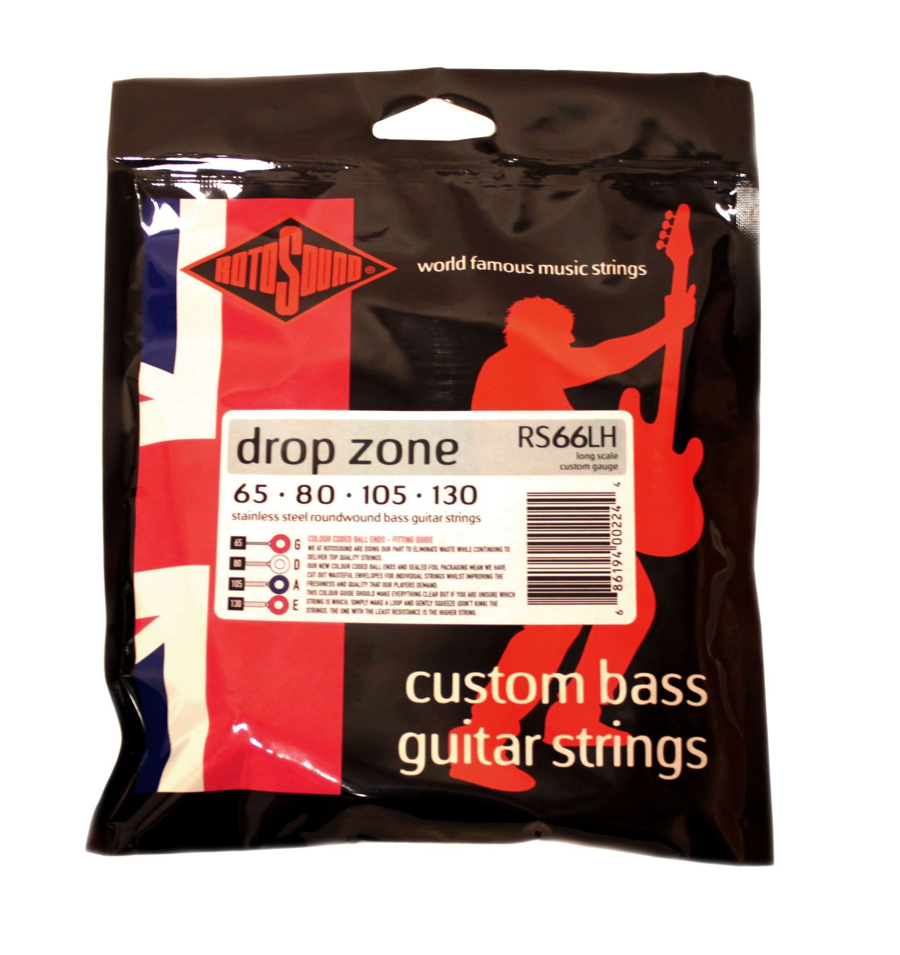 Rotosound RS 66 LH Drop Zone E-Bass Saiten 65-130  RORS66LH_00029683_