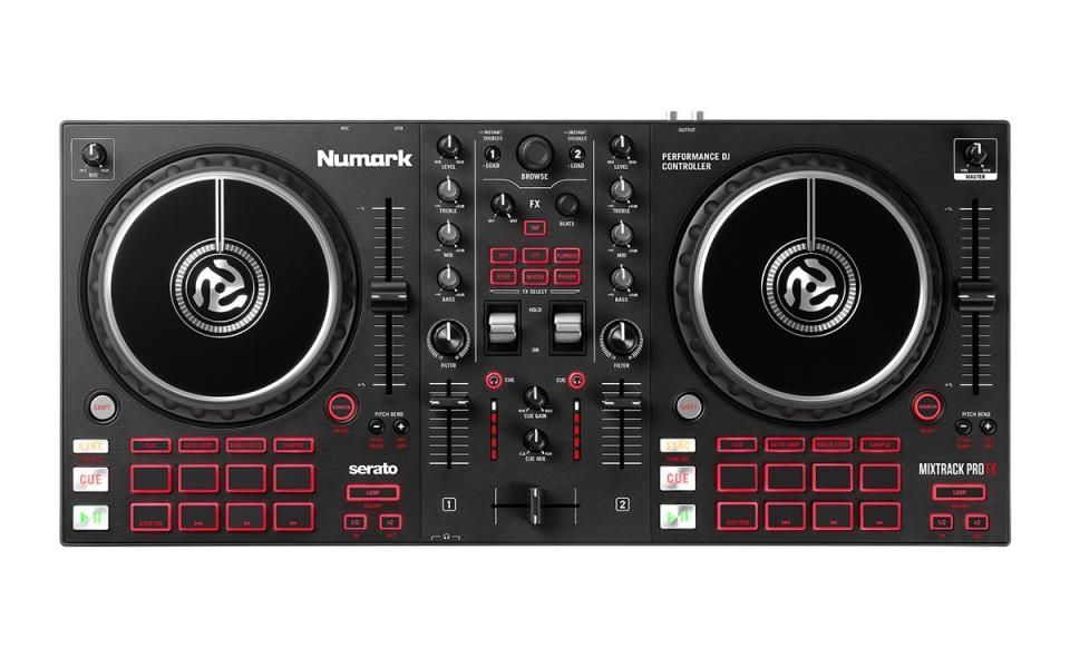 Numark Mixtrack Pro FX 2-Deck DJ Controller mit dualen Paddel-Triggern_00050023_