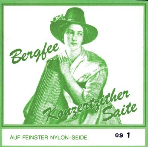 Bergfee Zithersaiten Satz 1321-MS42 42-saitig, grüne Serie, Harfenzither