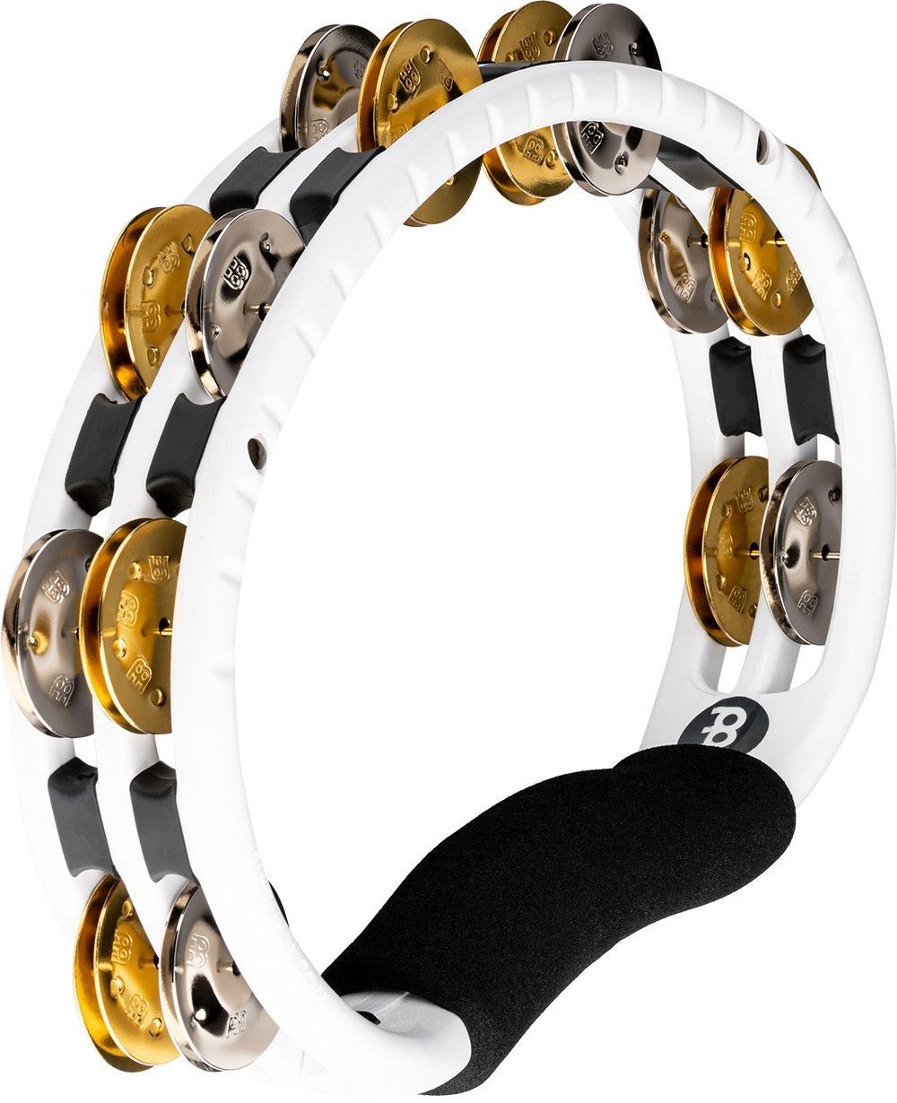 Meinl TMT1M-WH Hand Tambourin Stahl-/ Messingschellen 