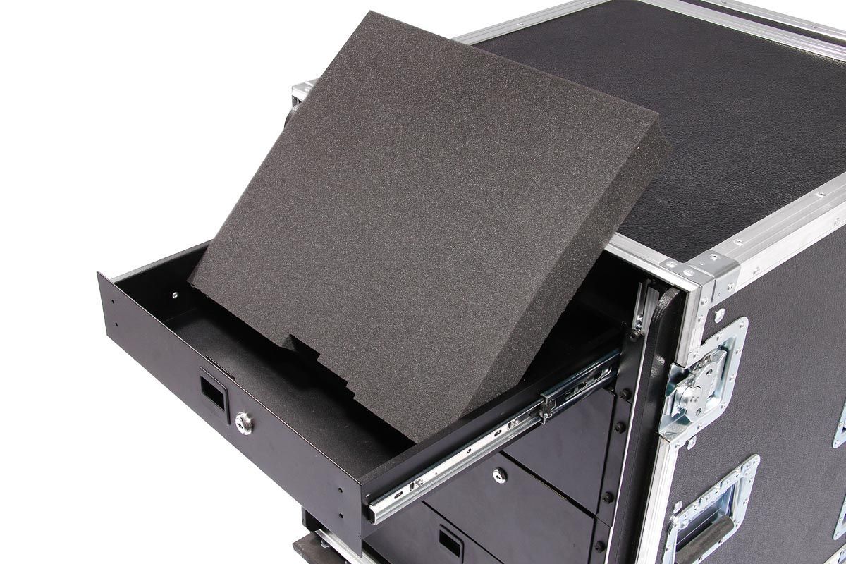 MHM Flex-Cut Inlay für 2HE Rackschublade, Schaumstoffblock Flex Cut 