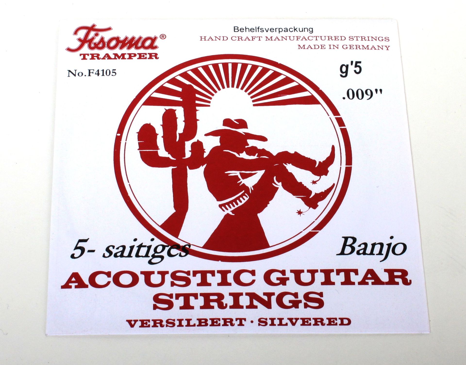 Fisoma Banjo Saiten Satz F4100 für Bluegrass-Banjo