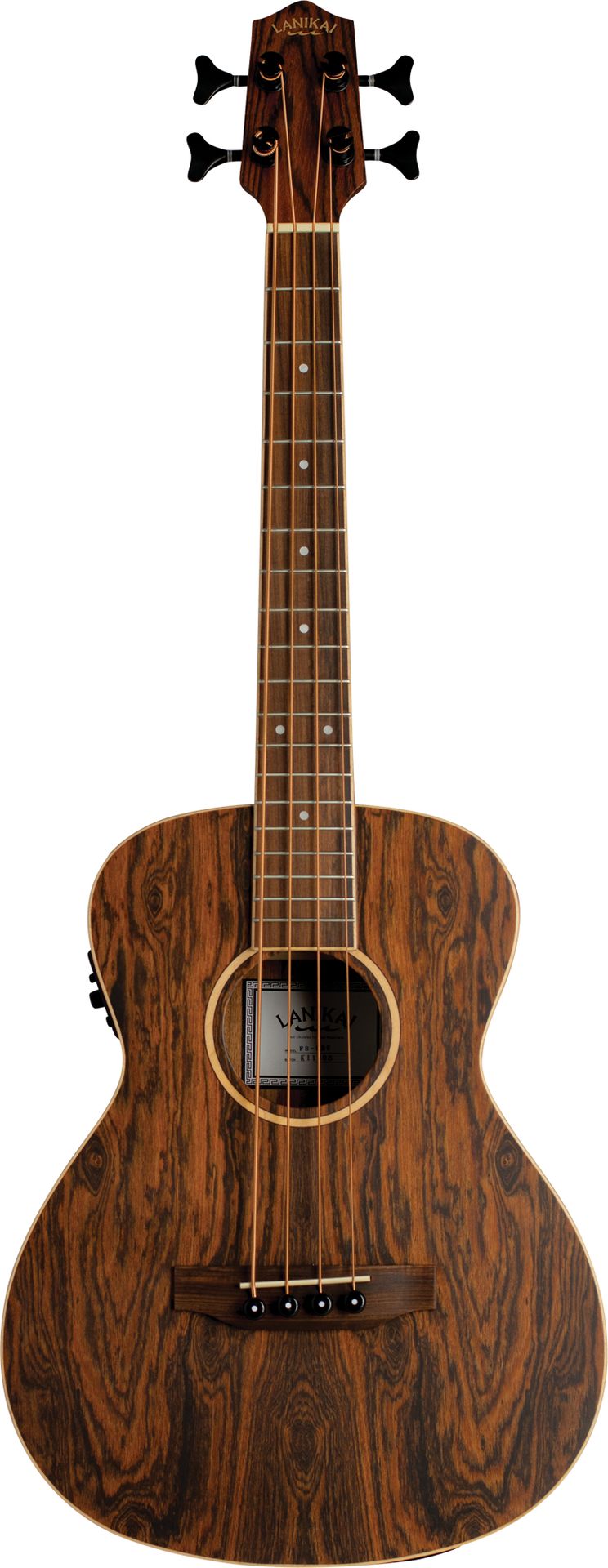 Lanikai LKUFBEBU Figured Bocote Series Bassukulele  mit PU & Tasche_00053621_