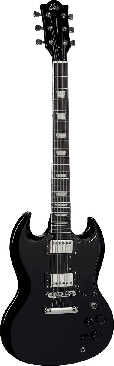 EKO GEE DV10-BLK E-Gitarre Double Cut