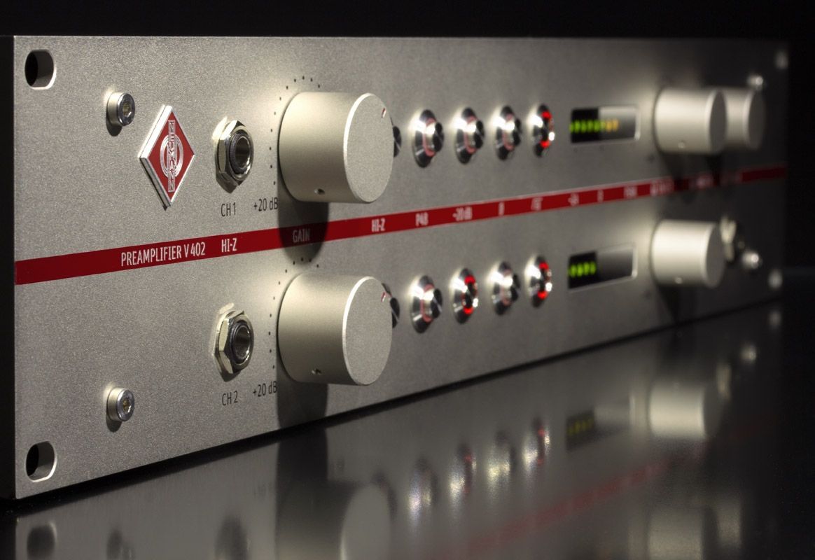 Neumann V 402   2-Kanal Studio Mikrofon Vorverstärker der Referenzklasse 