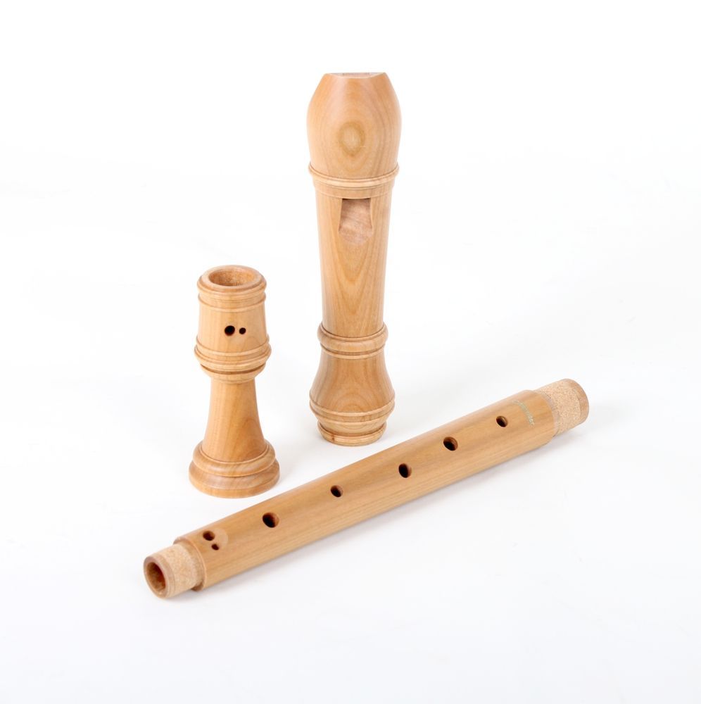 Schneider Blockflöte 40807-dK  Alt Kirschbaum natur barock