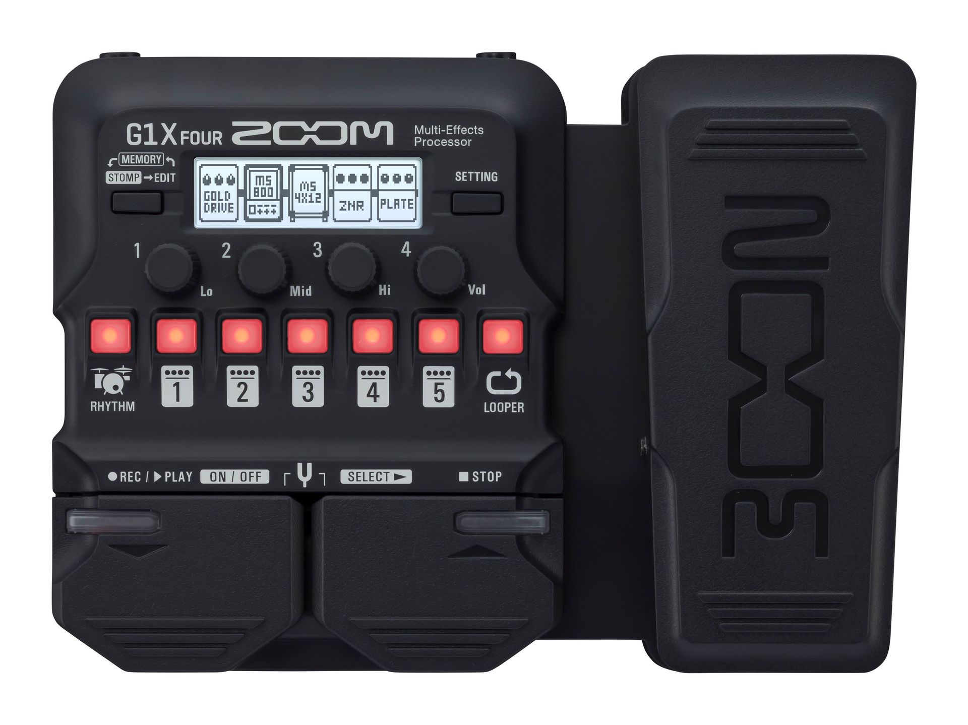 Zoom G1X FOUR Multieffektgerät für E-Gitarre 