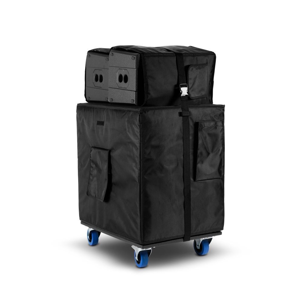 LD Systems Dave 18 G4X Bag SET mit Schutzhüllen und Rollbrett
