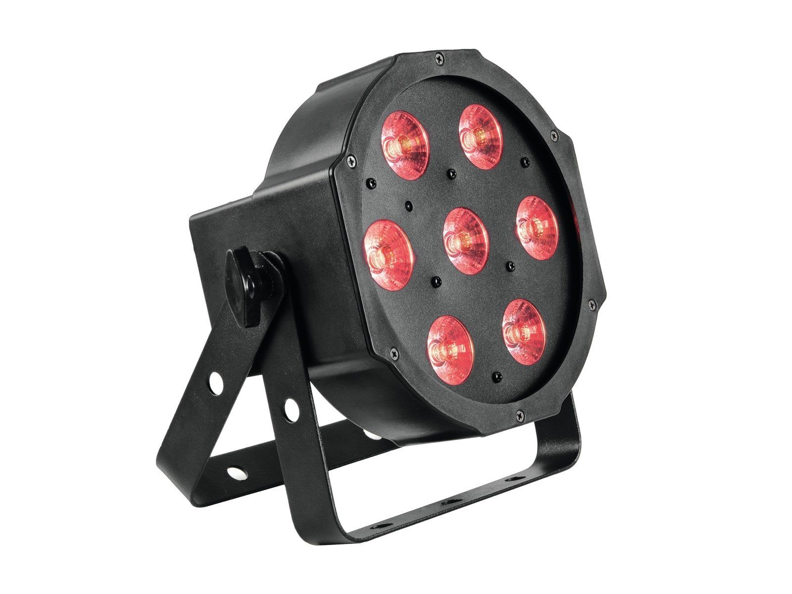 EUROLITE LED SLS-7 HCL Floor flacher LED PAR-Scheinwerfer  mit 7 x 10 W RGBW+UV_00040177_
