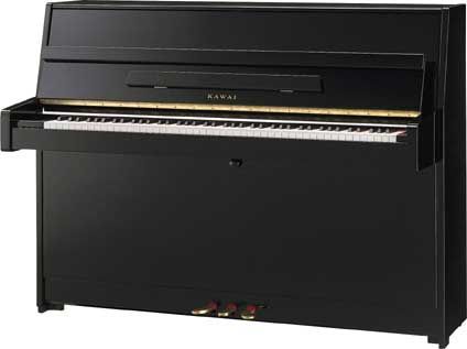 Kawai K-15-E E/P Klavier 110 cm schwarz poliert