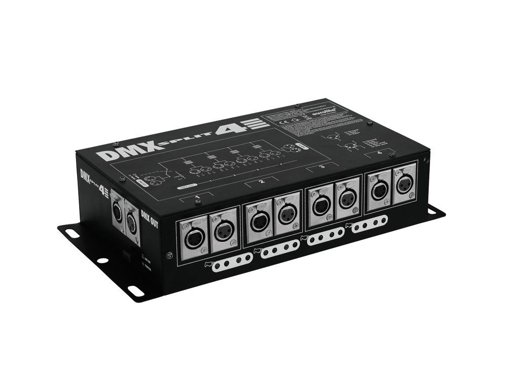 EUROLITE DMX Split 4  Splitter auf 4 galvanisch getrennte Ausgänge_00029478_