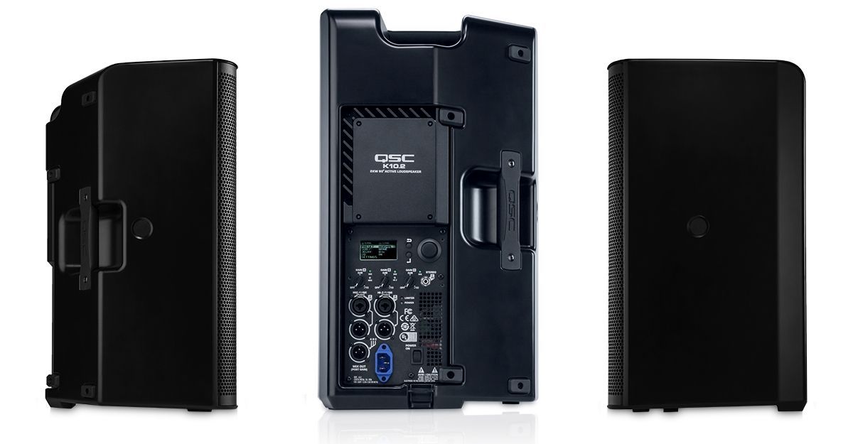QSC K 10.2  RETOURE Fullrange Aktivboxen mit Hüllen - Paar-Preis !! _00053745_