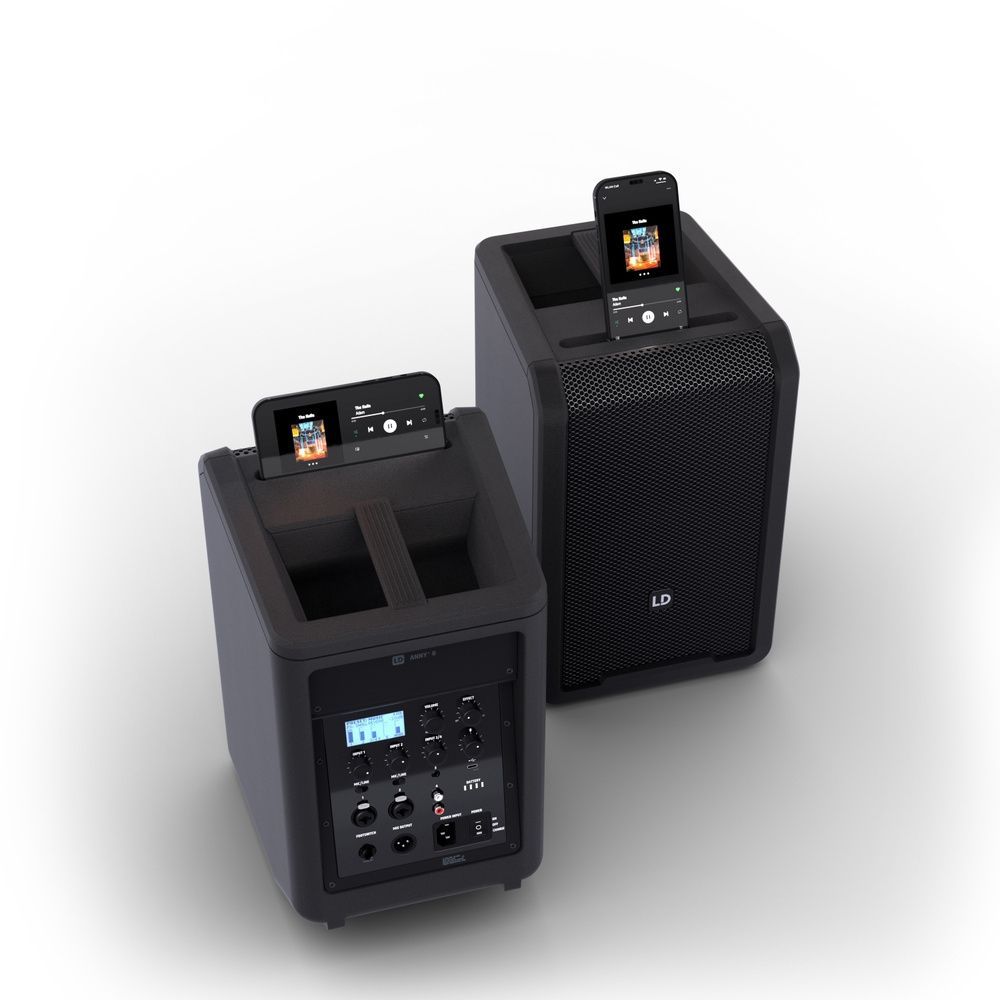 LD Systems ANNY 8 Black Akkubetriebene Bluetooth-Lautsprecherbox LD Systems ANNY 8 Black Akkubetriebene Bluetooth-Lautsprecherbox