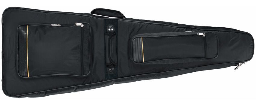 Rockbag 20618 Gigbag für E-Gitarre V-Form, E-Gitarrentasche mit 35mm Polsterung