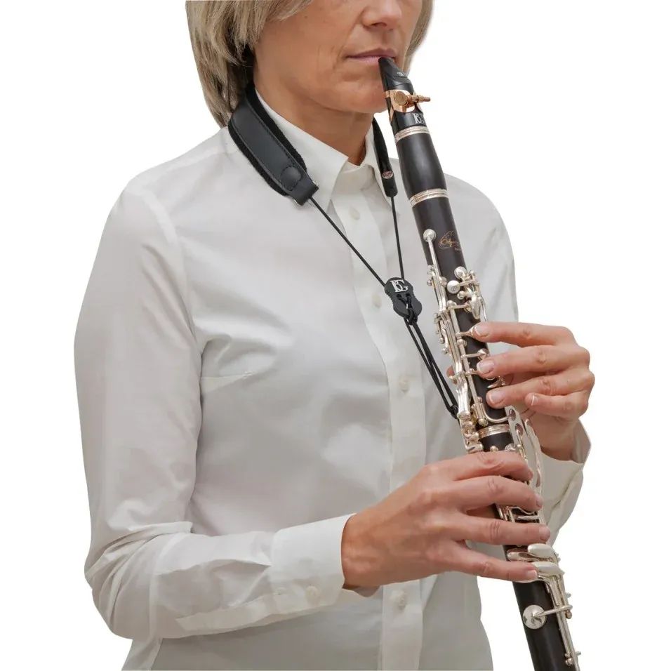3700031232315 - BG Klarinetten-Trageband C-23E elastisch Spannung einstellbar