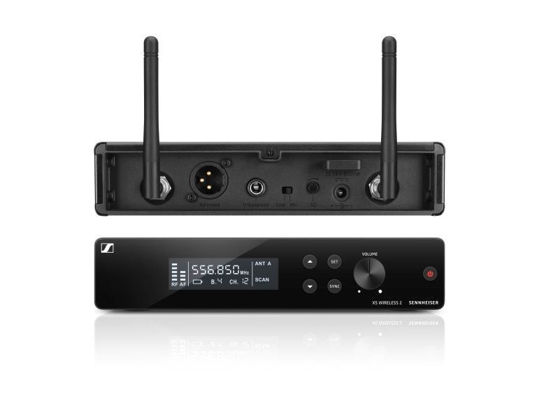 Sennheiser XSW 2-CI1-E Instrument Wireless System + GA1 19" Kit Drahtlos-System