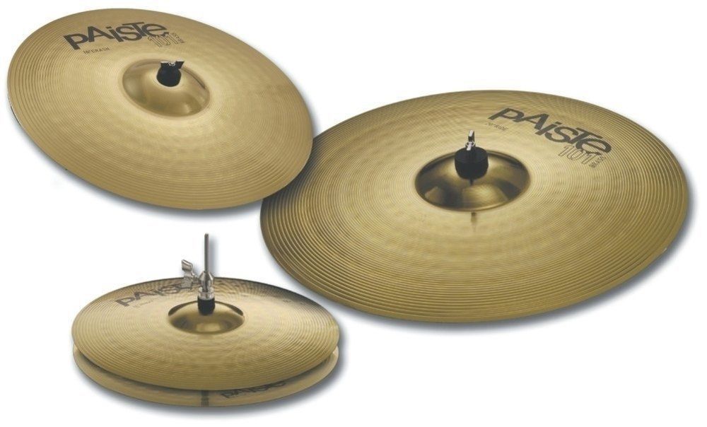 0697643302655 - - 101 Brass Cymbal Set Universal 14 HiHat 16 Crash 20 Ride 0697643302655 - - 101 Brass Cymbal Set Universal 14 HiHat 16 Crash 20 Ride