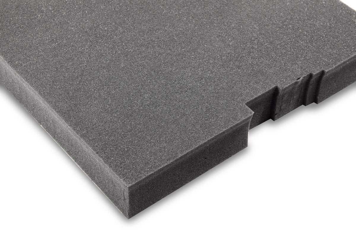 MHM Flex-Cut Inlay für 2HE Rackschublade, Schaumstoffblock Flex Cut 