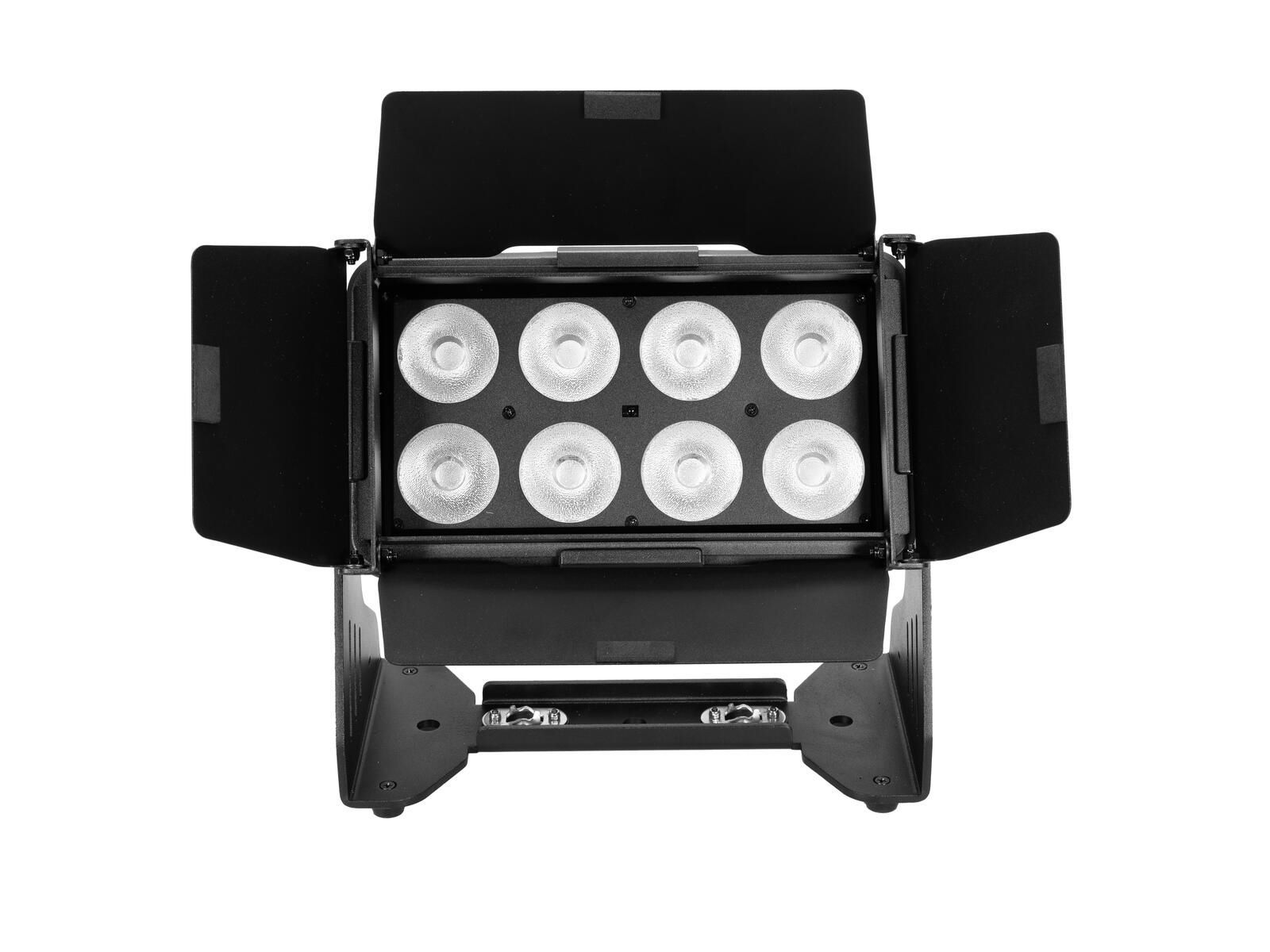 EUROLITE Multiflood IP 8x10W RGBW Wash LED Scheinwerfer Outdoor_00053998_