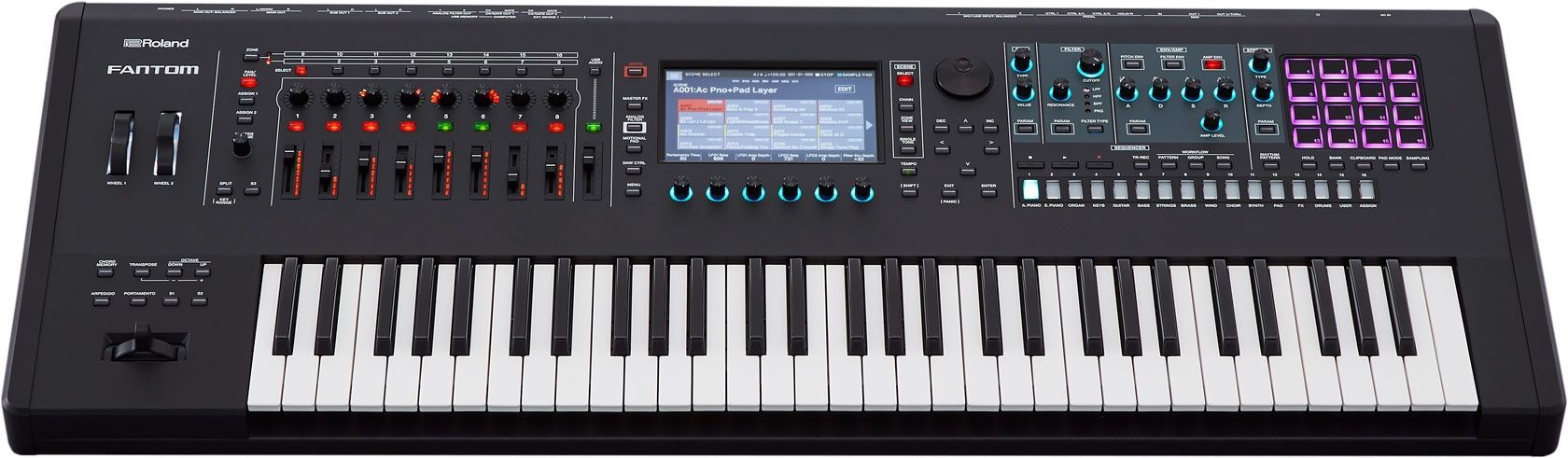 Roland Fantom 06  61 Workstation Synthesizer, 61 dynamische Tasten 