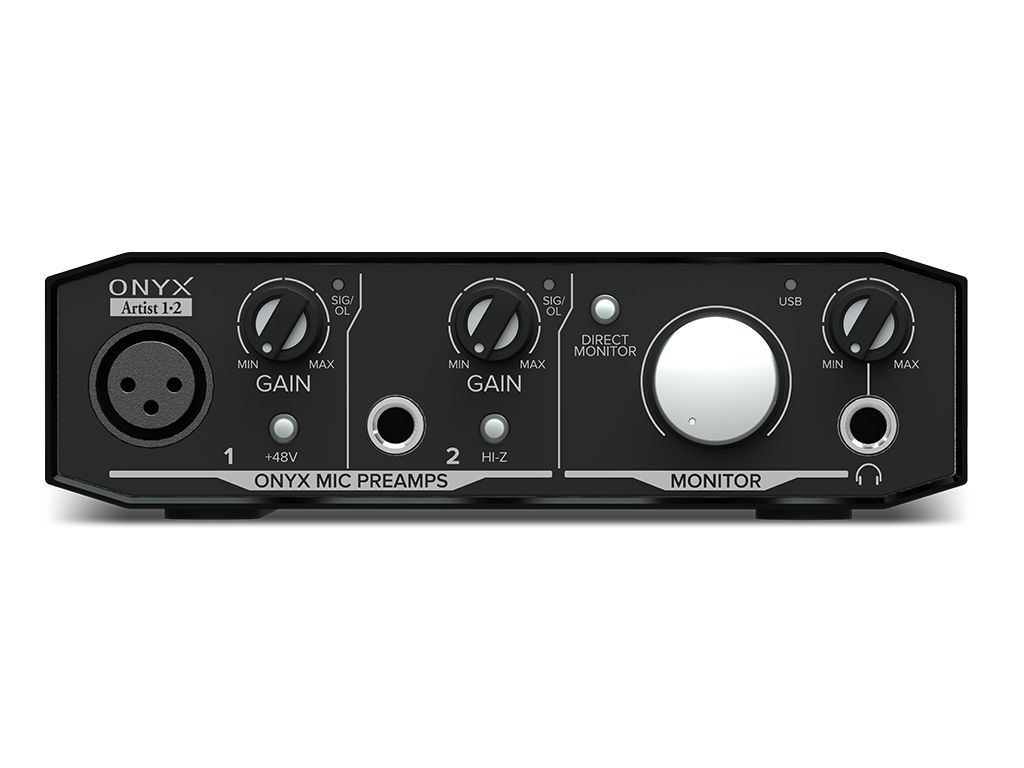 Mackie Onyx Artist 1.2 Audio Interface 2 IN / 2 OUT USB 2.0 mit Onyx Mic PreAmp
