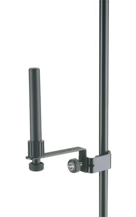 K&M 15235 Querflöten-Halter schwarz für Notenständer / Mikrofonständer_00001856_