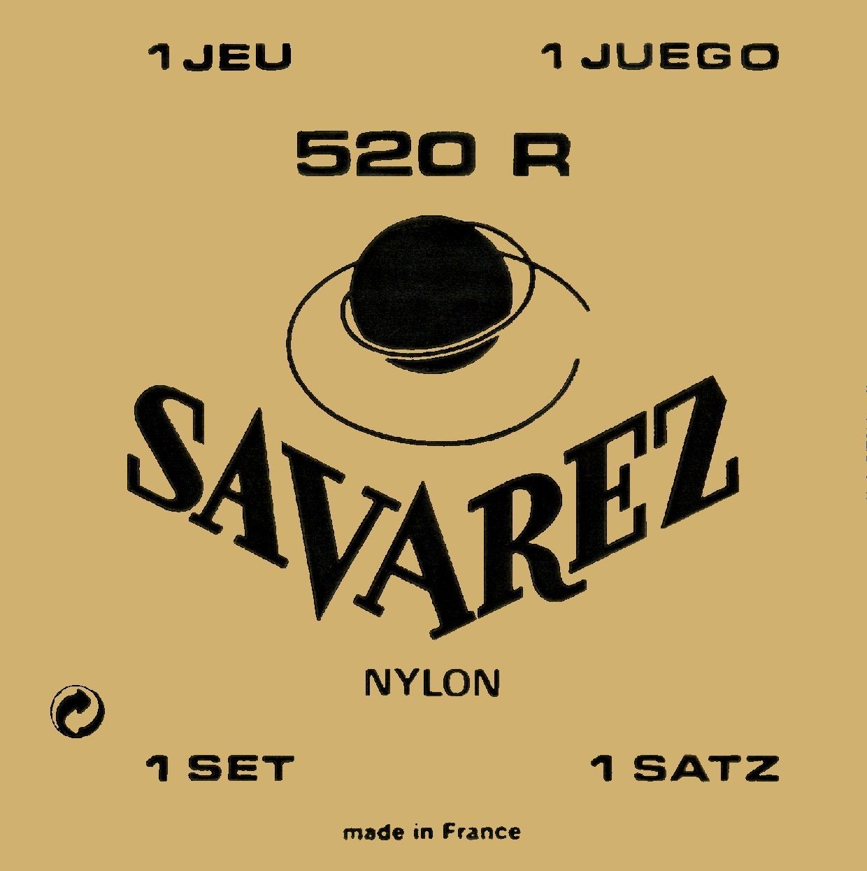 Savarez 520R Nylonsaiten-Satz für Konzertgitarre  Medium Tension_00027658_