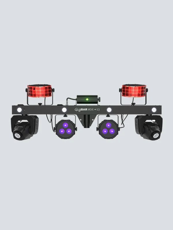 Chauvet DJ GigBar Move + ILS, Lichtanlage 5-in-1 Lichtset mit Movingheads