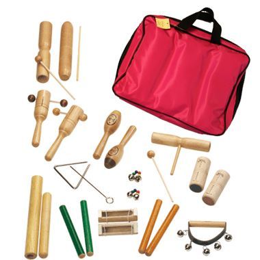 Rohema 61619 Percussion Set - Rhythmus Set 3 für 16 Kinder