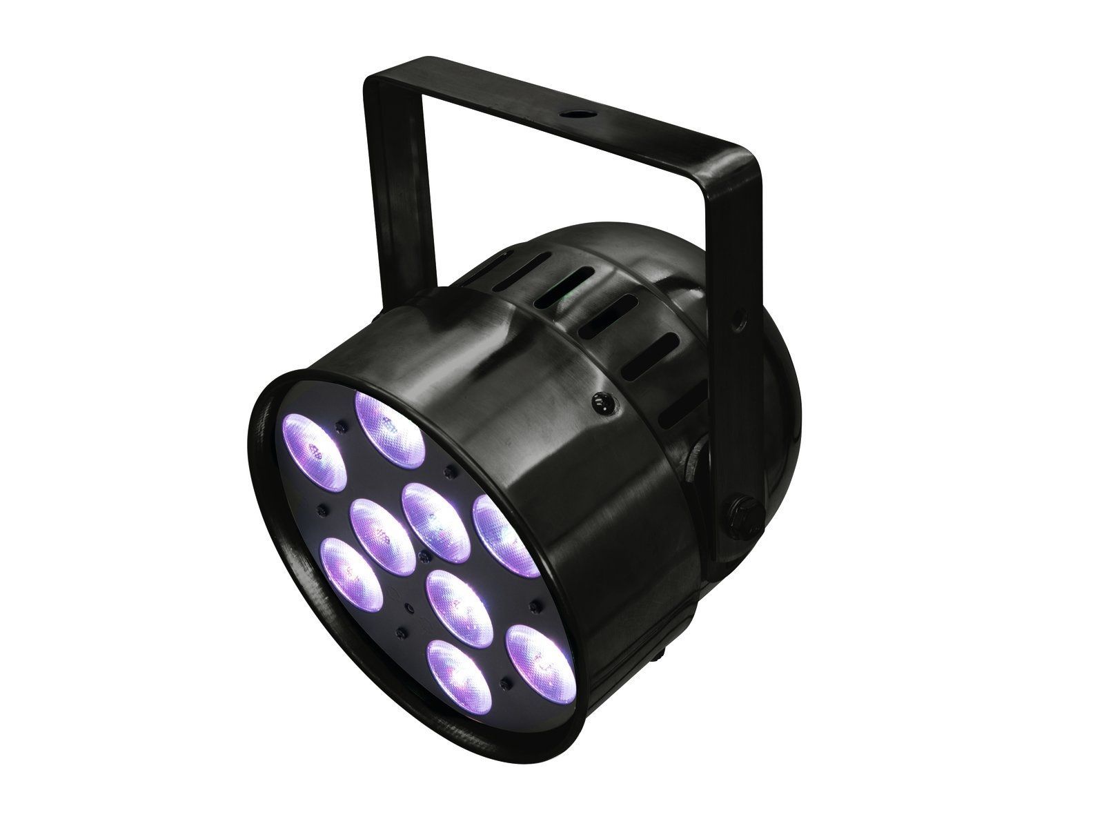 EUROLITE LED PAR-56 HCL Short schwarz PAR-Scheinwerfer mit RGBAW+UV-Farbmischung_00042675_