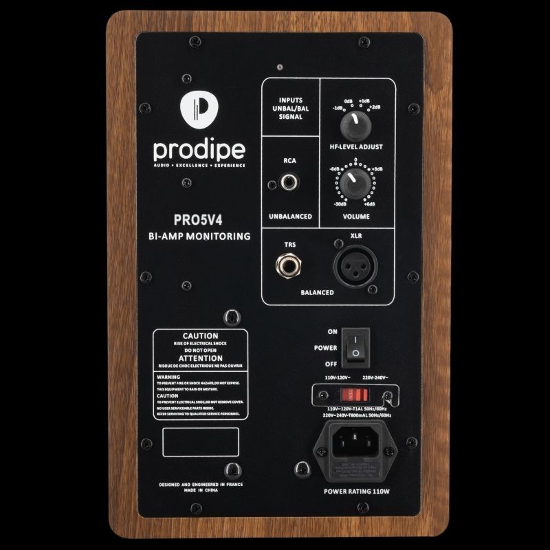 Prodipe Pro 5 V4 Walnut Studiomonitor Walnussholz