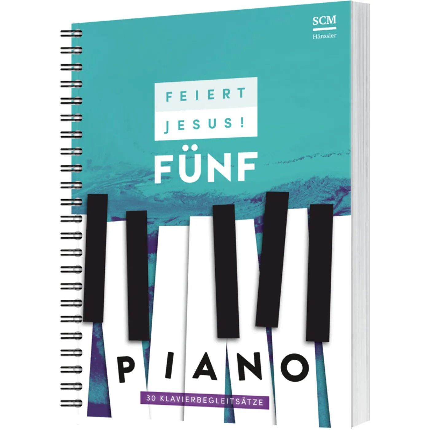 Noten Feiert Jesus! 5 Piano Liederbuch 30 Klavierbegleitsätze für Klavier