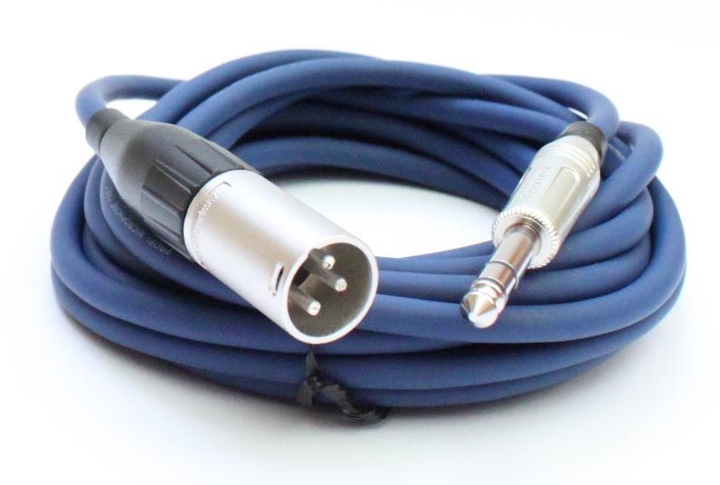4051344034059 - Mikrofonkabel Amphenol XLR male 63mm StereoKlinkenstecker 5 Meter blau 4051344034059 - Mikrofonkabel Amphenol XLR male 63mm StereoKlinkenstecker 5 Meter blau