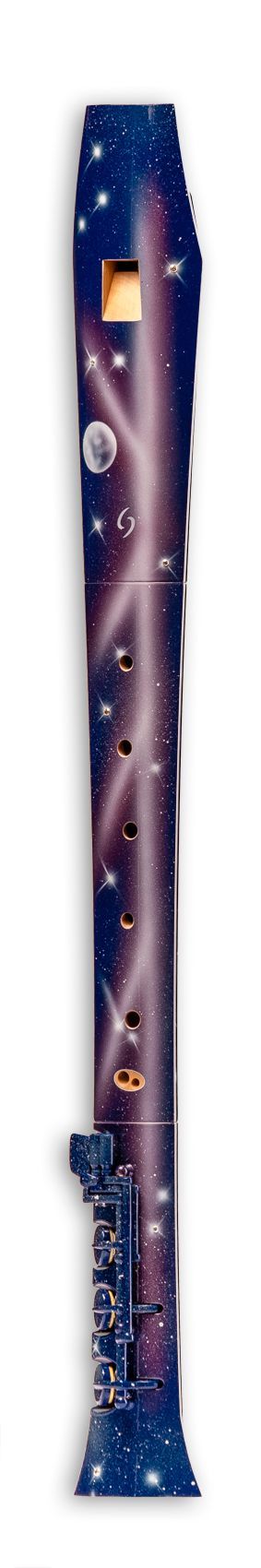 Mollenhauer Elody Space 5951 Alt-Blockflöte Birnelackiert, barocke Griff
