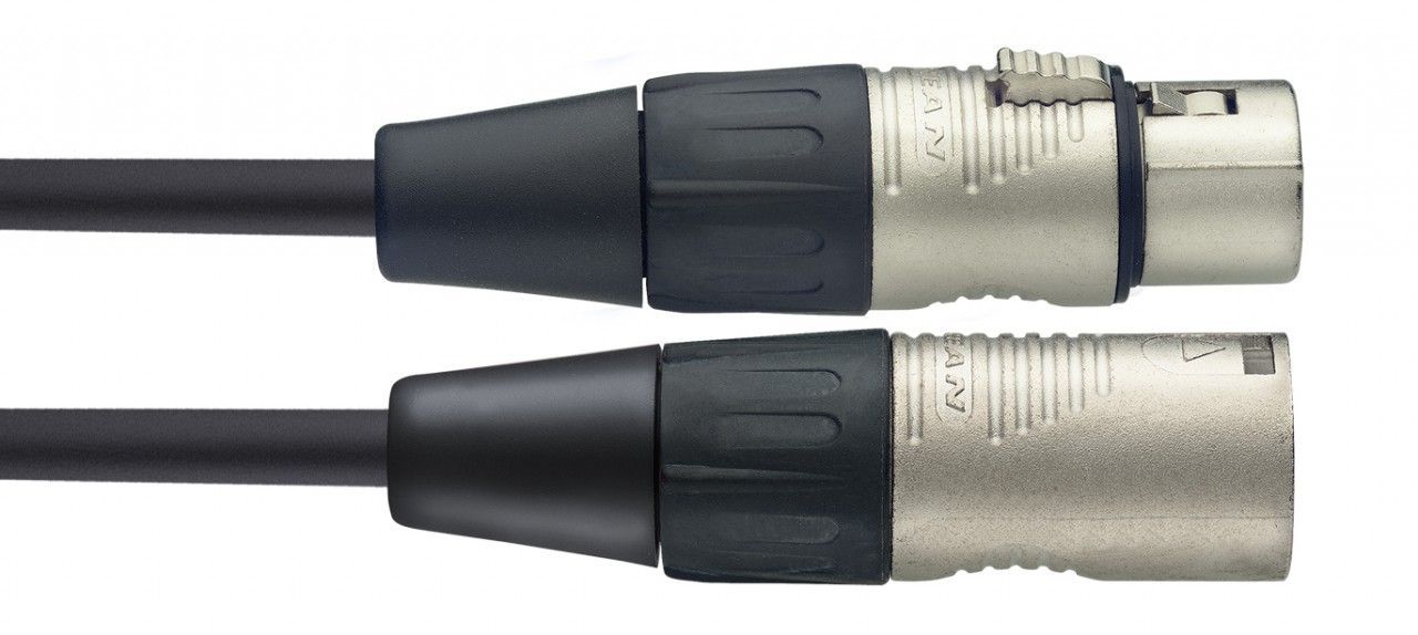 Mikrofonkabel  REAN XLR male/female, 6 Meter, schwarz