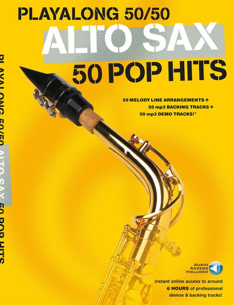 Noten Playalong 50/50 Alto Sax - 50 Pop Hits incl Audio-Downloadcode MSAM 999240