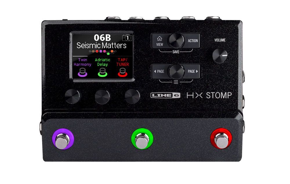 Line 6 POD HX Stomp Multieffektgerät für E-Gitarre 